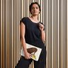 Brown Raven Art Deco Crossbody Bag