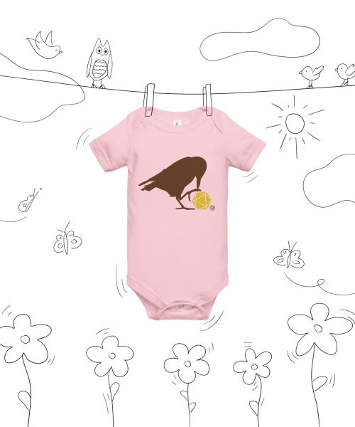 Brown Raven Logo Onesie