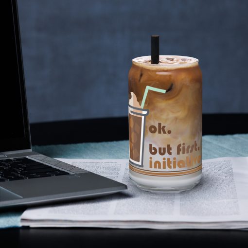 Roll Initiative Can Glass with Lid and Straw - 画像 (6)
