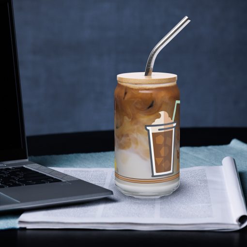 Roll Initiative Can Glass with Lid and Straw - 画像 (4)