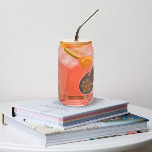 I Didn't Ask Can Glass with Lid and Straw - immagine 3