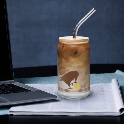 Roll Initiative Can Glass with Lid and Straw - 画像 (2)