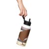 Brown Raven Striped Large Water Bottle - Image 2