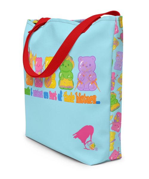 Magic and Mystery Blue Tote with Pocket
