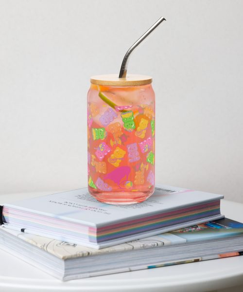 Bag o' Bears Can Glass