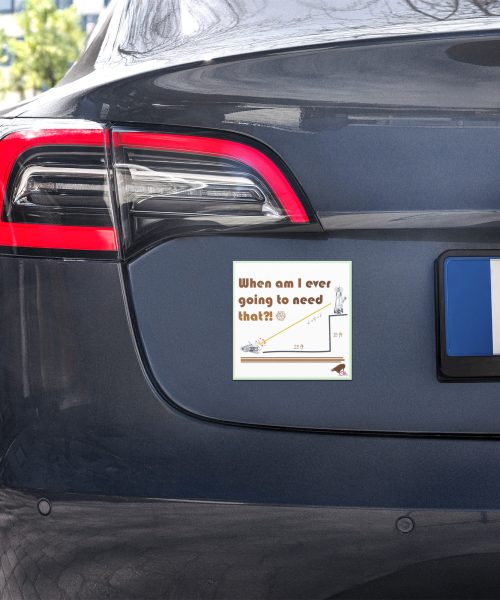 Pythagoras Car Magnet