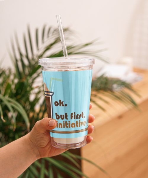 Roll Initiative Plastic Tumbler
