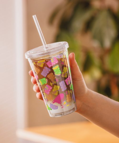 Magic and Mystery Bag o' Bears Plastic Tumbler
