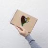 Brown Raven Holographic Sticker