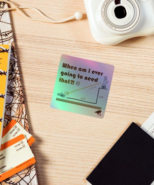 Pythagoras Holographic Sticker