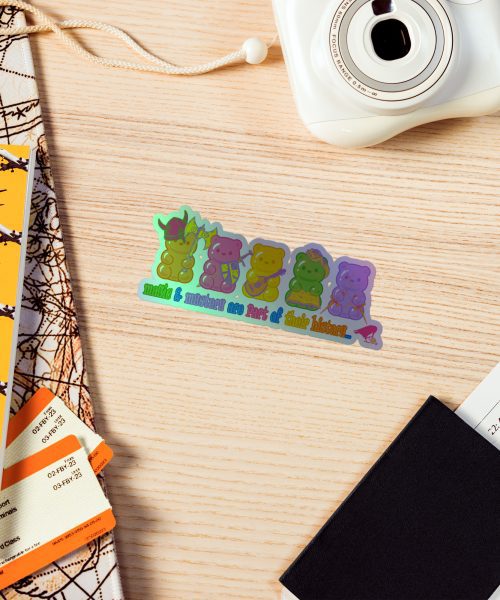 Magic and Mystery Holographic Sticker