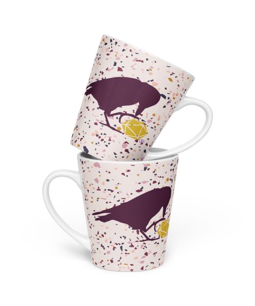 Raven Logo Latte Mug
