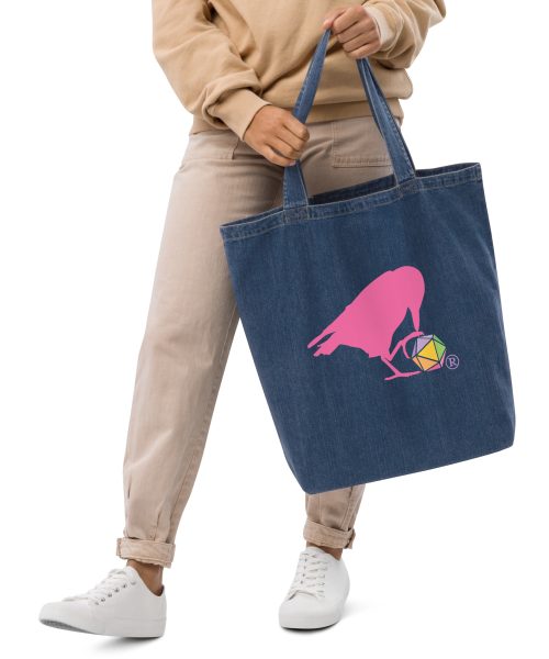 Pink Raven Denim Tote