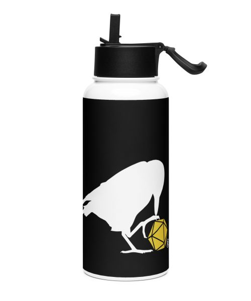 Raven Logo Stainless Water Bottle