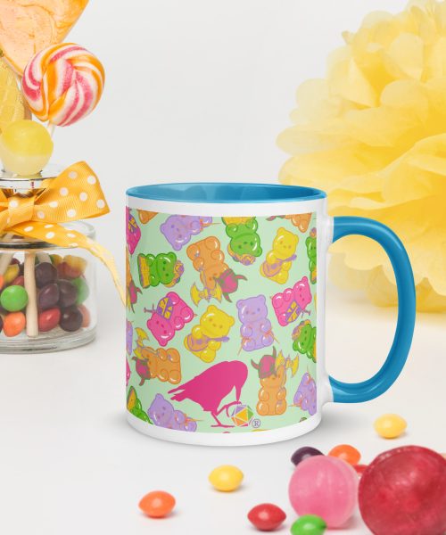 Magic and Mystery Bag o' Bears Green Mug