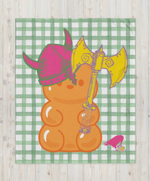 Adventure Bear Picnic Fleece Throw