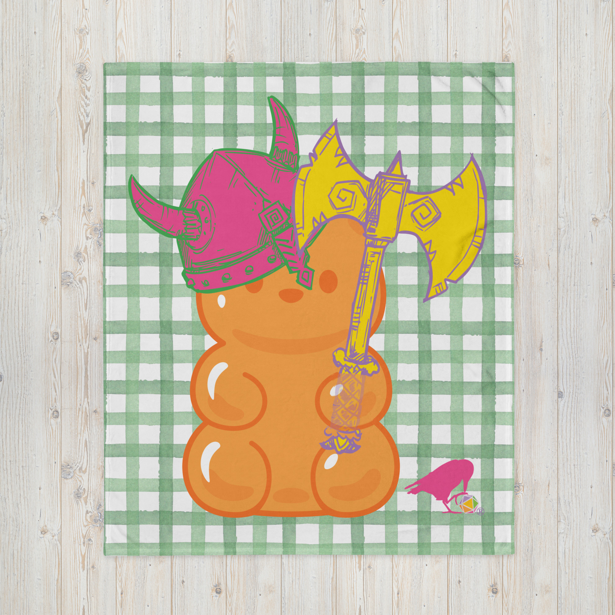 Adventure Bear Picnic Fleece Throw