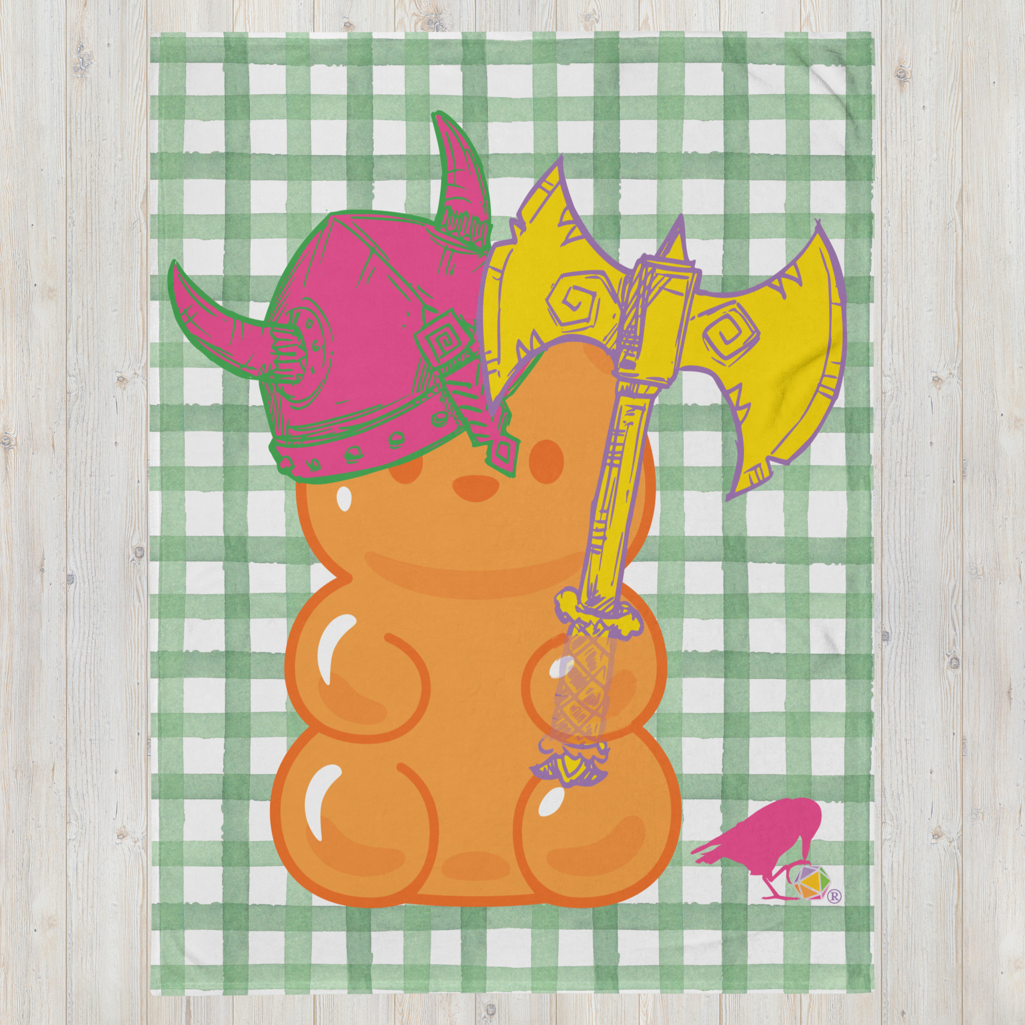 Adventure Bear Picnic Fleece Throw - Image 2