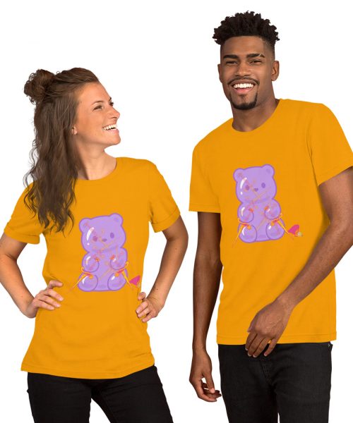 Purple Adventure Bear Unisex Tee