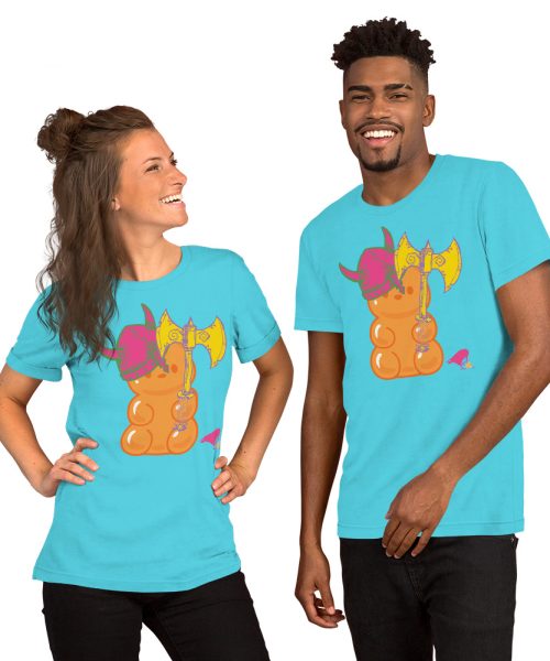 Orange Adventure Bear Unisex Tee