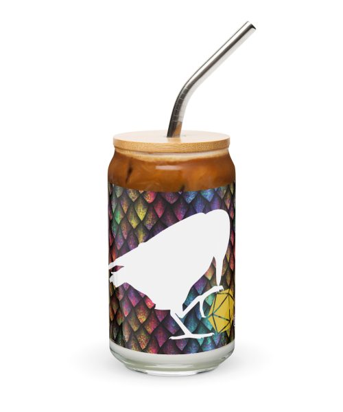 Rainbow Dragonscale Can Glass