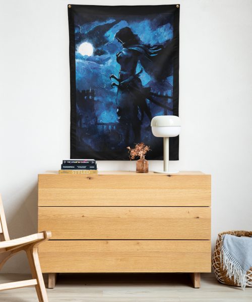Sapphire Ranger Indoor Wall Tapestry