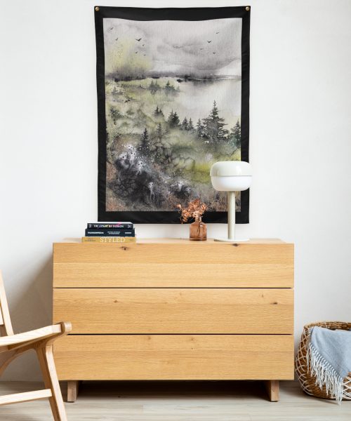 Grim Journey Indoor Wall Tapestry