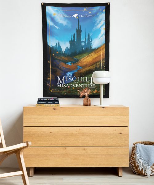 The Adventure Begins Indoor Wall Tapestry