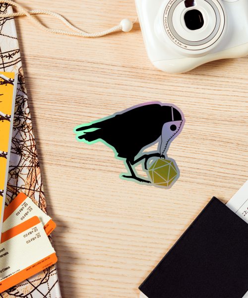 Plague Doctor Holographic Sticker