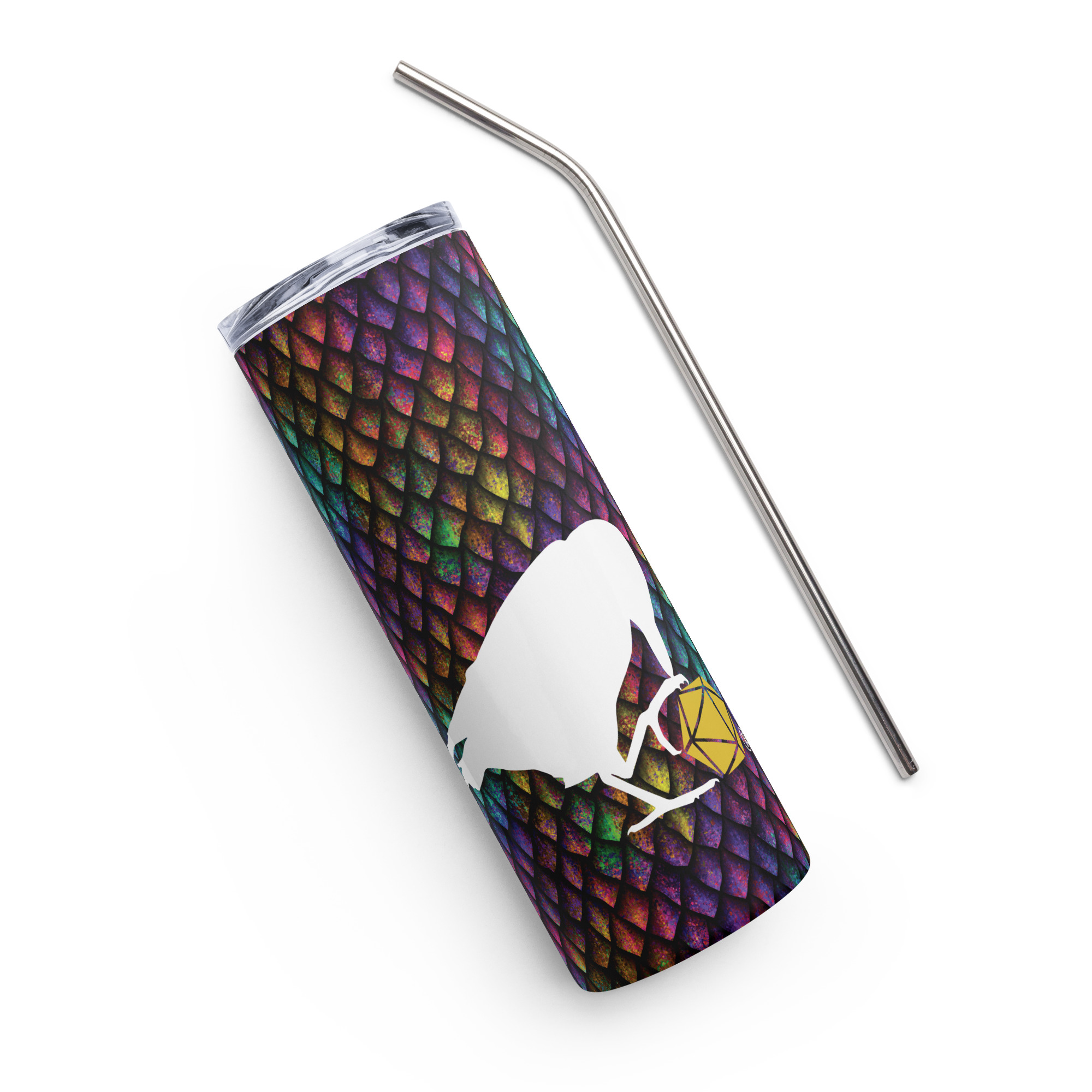 Rainbow Dragonscale Stainless Tumbler