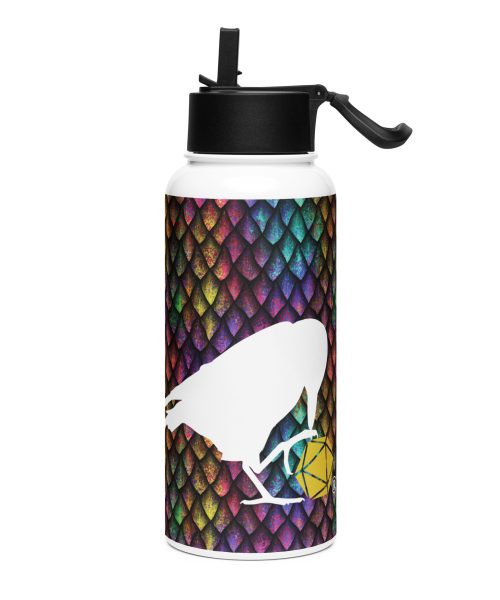 Rainbow Dragonscale Stainless Water Bottle