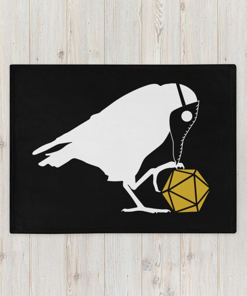 Plague Doctor Fleece Throw