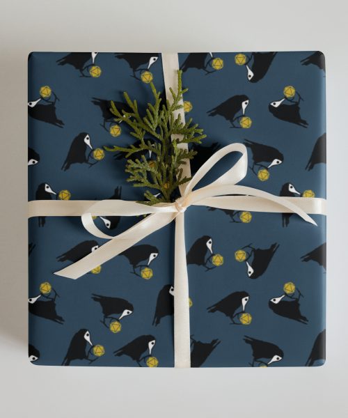 Plague Doctor Gift Wrap Sheets