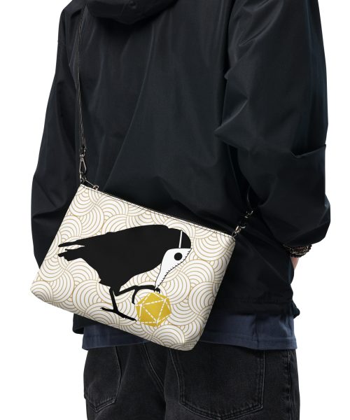 Plague Doctor Art Deco Crossbody Bag