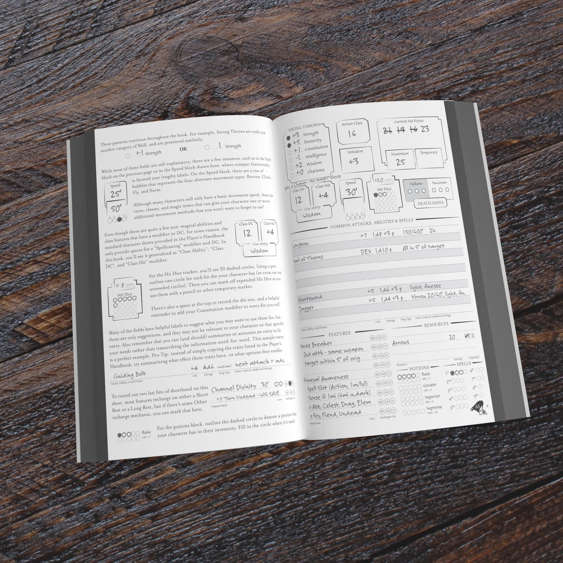 Player's Diary for Dungeons & Dragons (5e/2024) - Image 3