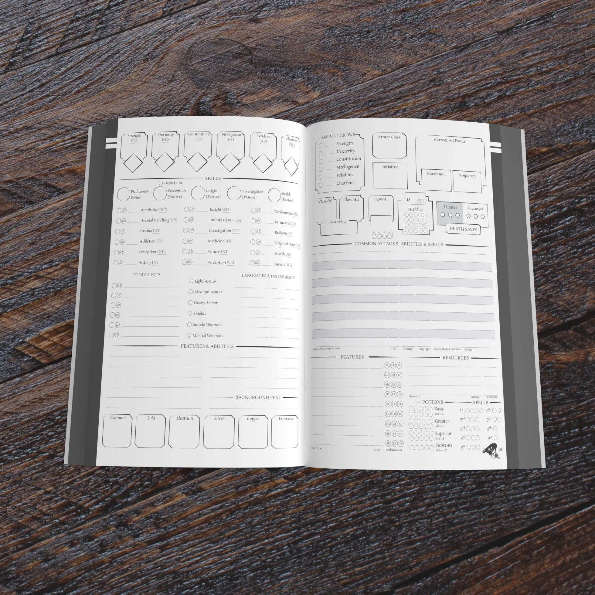 Player's Diary for Dungeons & Dragons (5e/2024) - Image 5