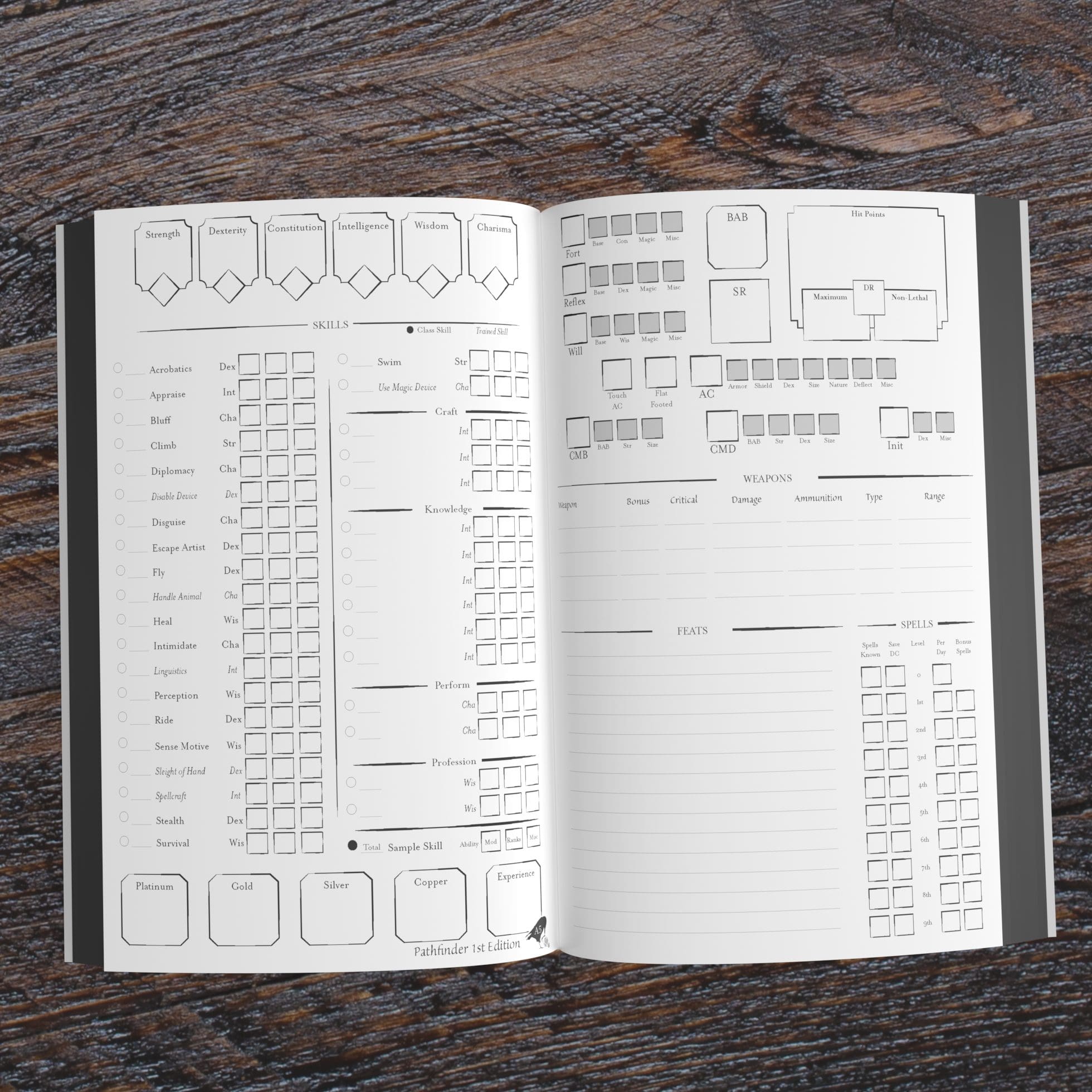 Player's Diary for Pathfinder 1st Edition - Image 2