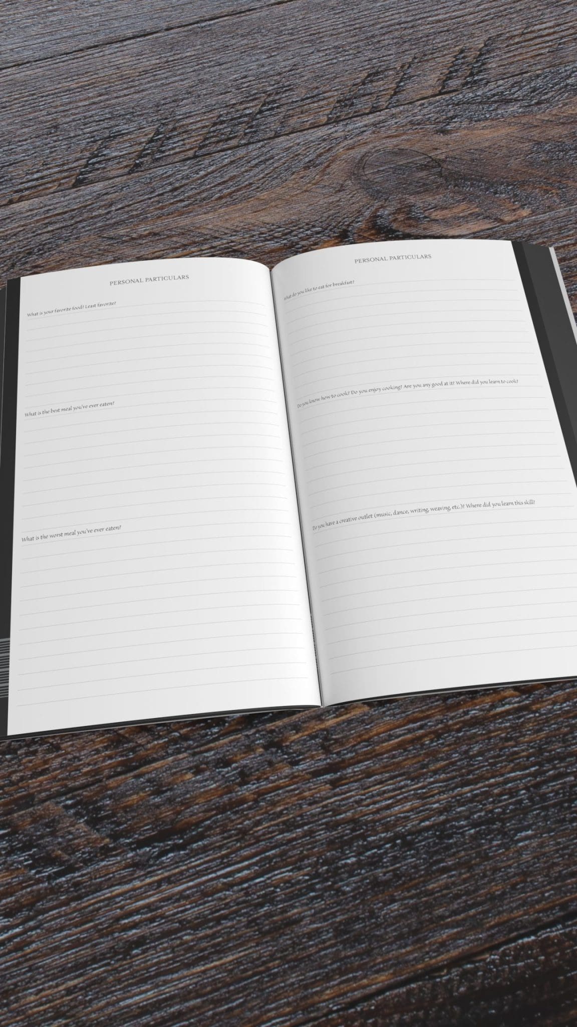 Character Prologue Journal (Red Edition) - Image 3