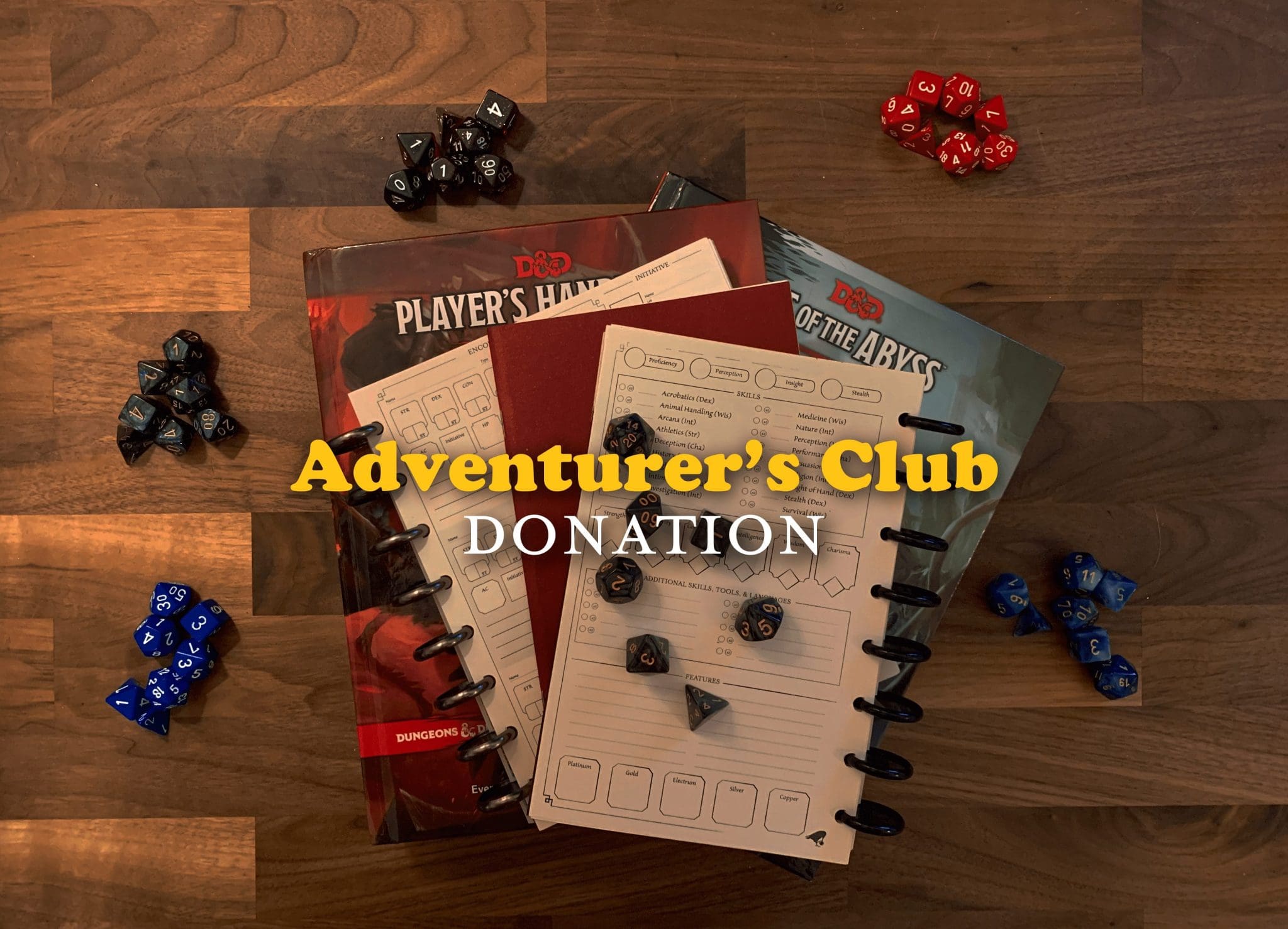 Adventurer's Club Donation