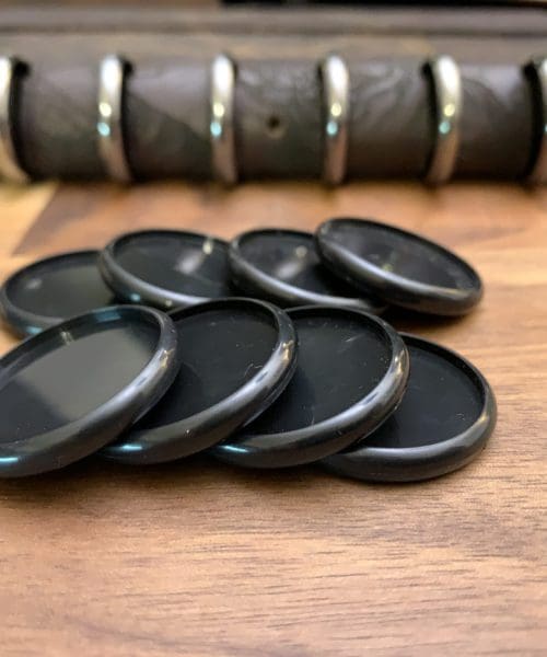 19mm Black Plastic