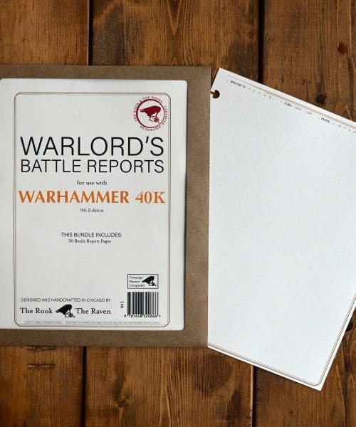 Vintage Warlord's Battle Reports for use with Warhammer 40k