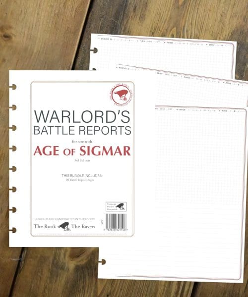 Vintage Warlord's Battle Reports for use with Age of Sigmar
