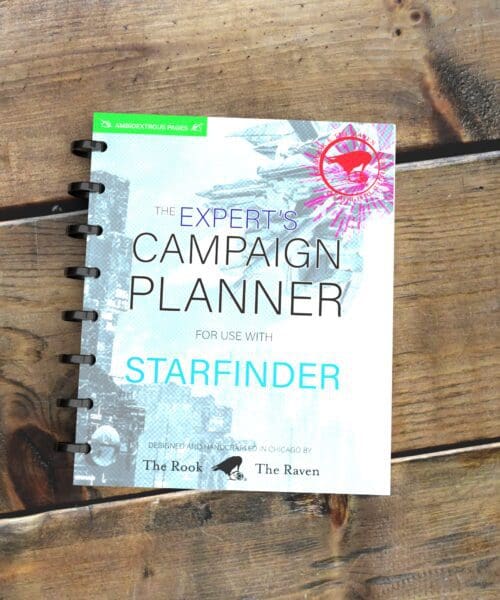 Vintage Expert's Campaign Planner - Starfinder