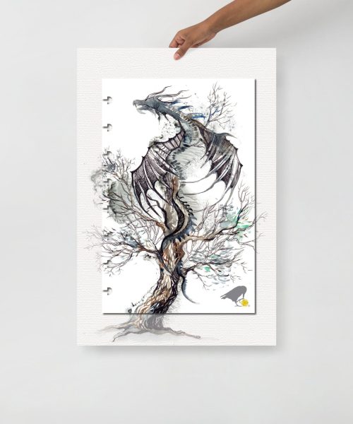 Poster: Woodwyrm (Watercolor Collection)