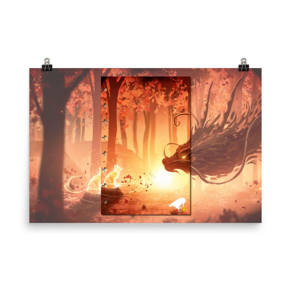 Poster: Old Friends (Weald & Whimsy Collection)