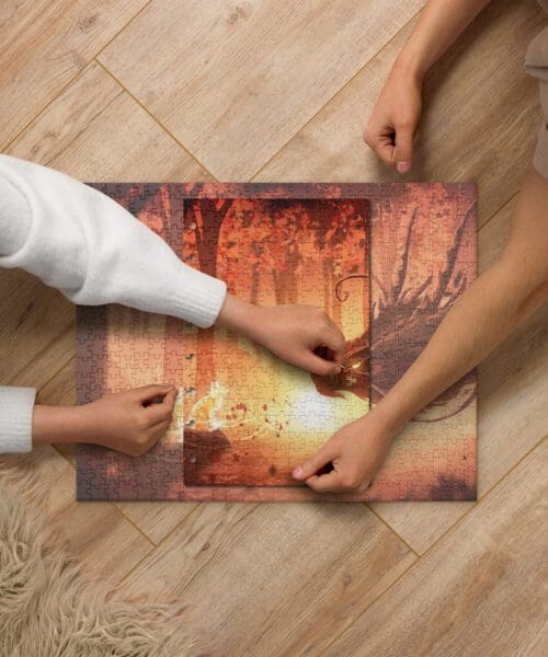 Jigsaw puzzle: Old Friends (Weald & Whimsy Collection)