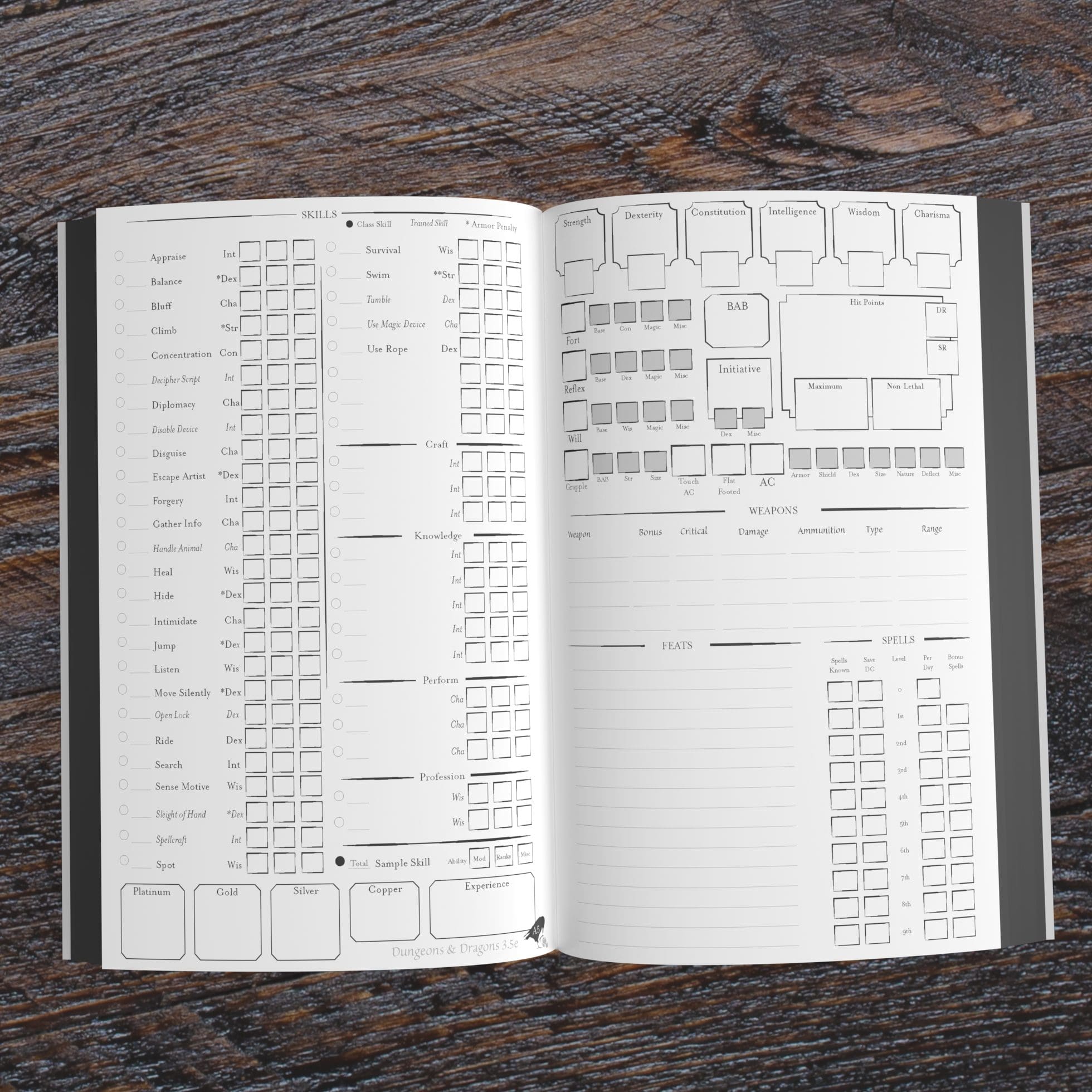 Player's Diary for D&D 3.5e - Image 2