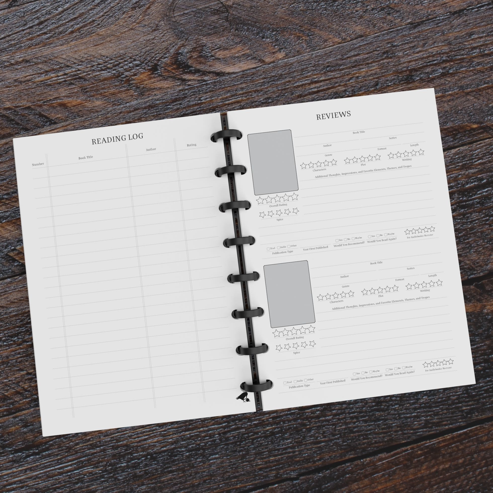 Little Black #Booktok Reading Journal - Image 3