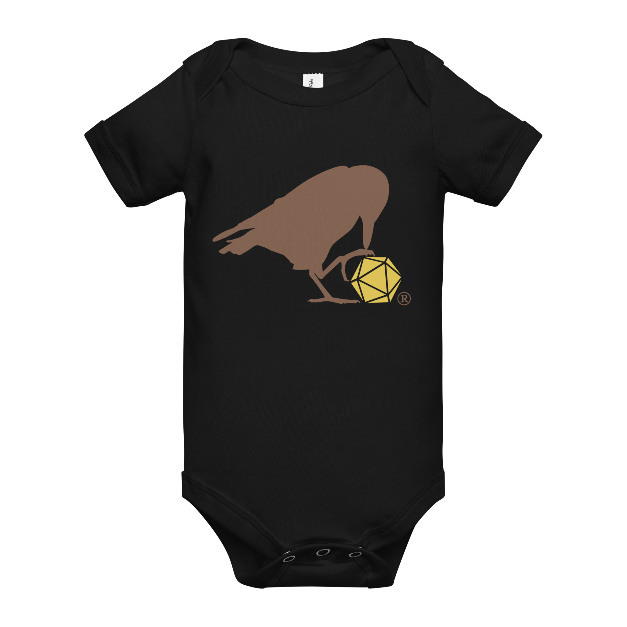 Brown Raven Logo Onesie - Image 2