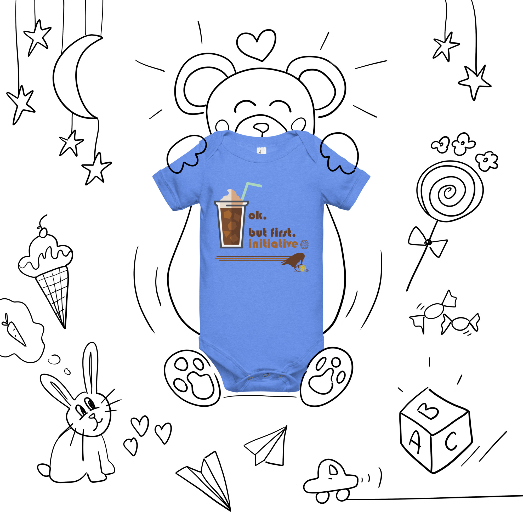 Roll Initiative Onesie - Image 2